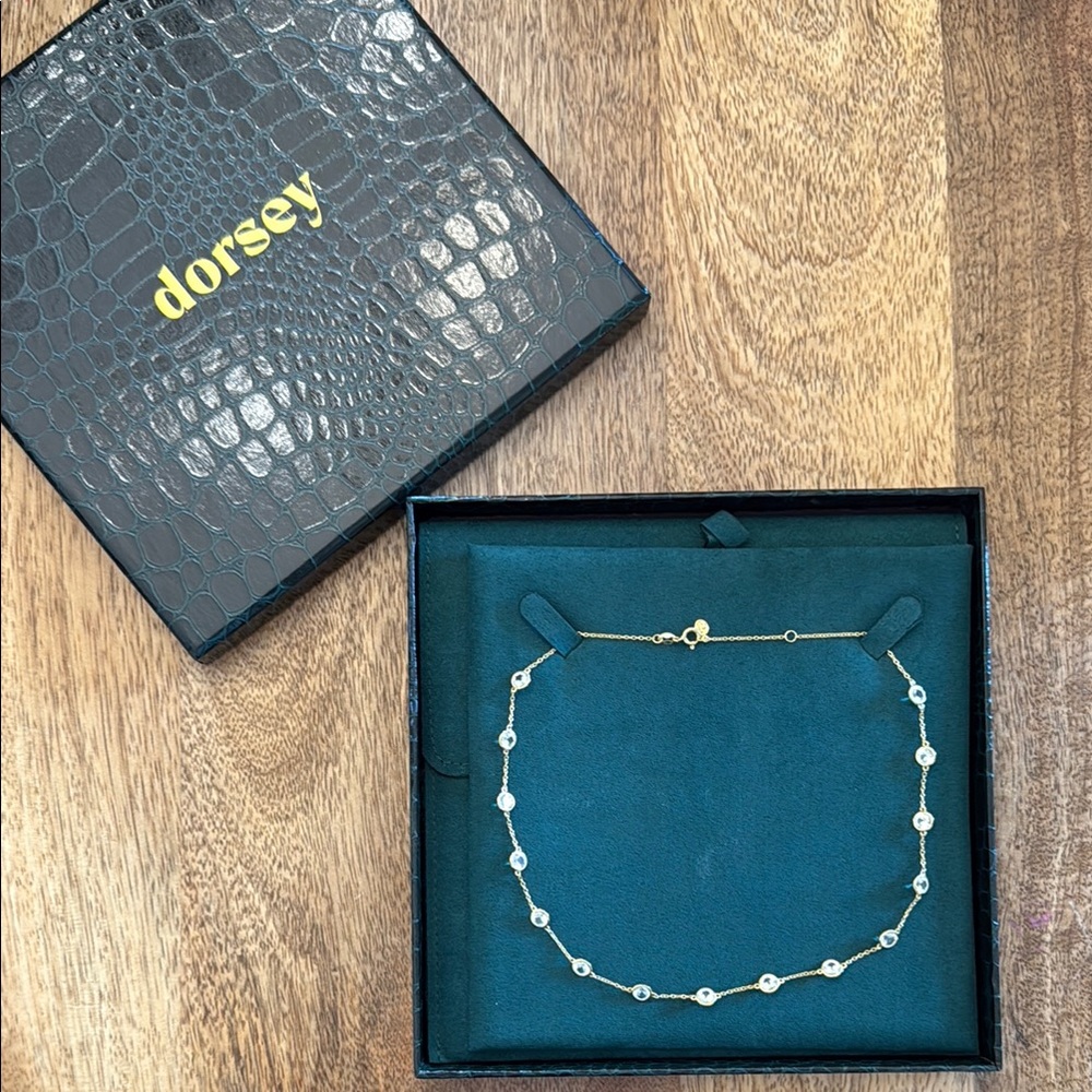 Dorsey Clemence 7.5 carat lab grown necklace